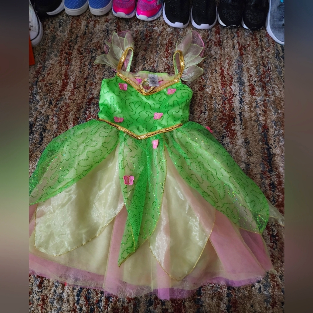 Tinker bell Disney store New girls Costume dress